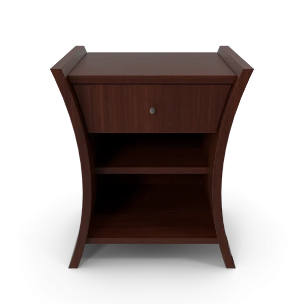 Bedside Table African Cherry