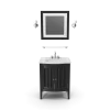 Wooden Bathroom Sink With Mirror