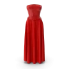Corset Leather With Skirt