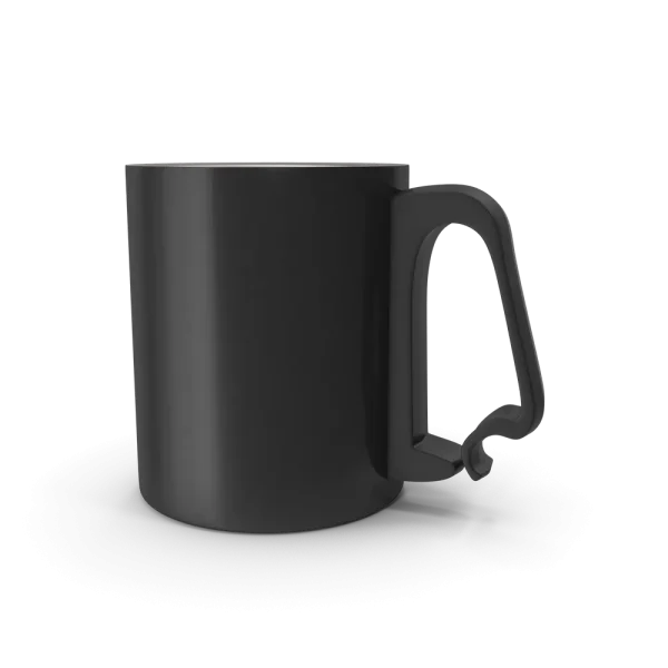 Black Aluminium Cup Black Aluminium Cup