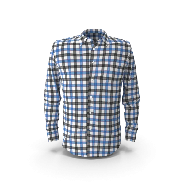 Blue & Black Check Shirt