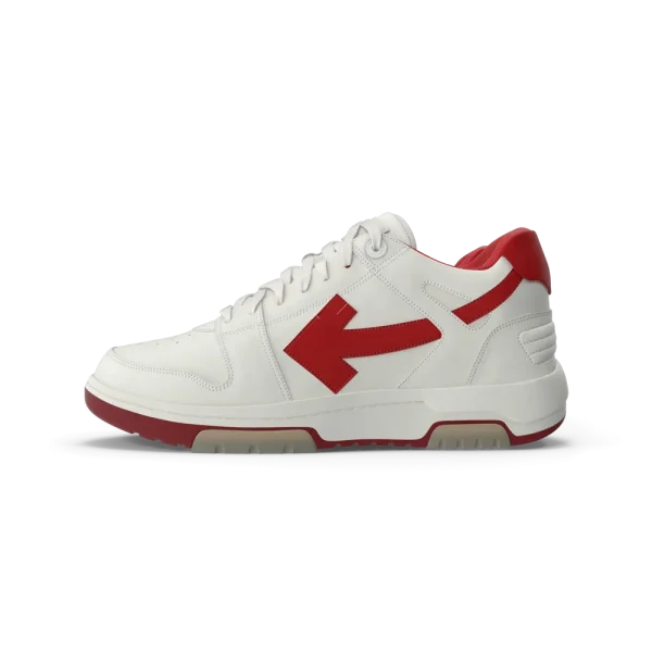 Sports Sneakers Off White & Red Sports Sneakers Off White & Red