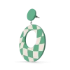 Green Oval Earring