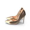 Golden Shoes Woman Golden Shoes Woman