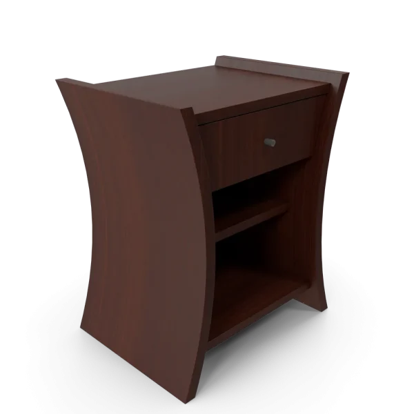 Bedside Table African Cherry