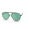 Green and Black Glasses