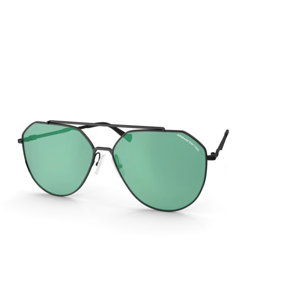 Green and Black Glasses