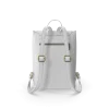 White Faux Leather Backpack