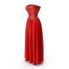 Corset Leather With Skirt