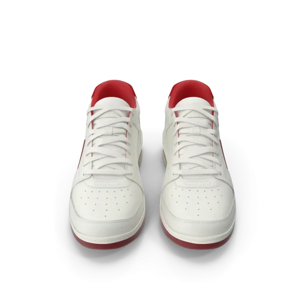 Sports Sneakers Off White & Red Sports Sneakers Off White & Red