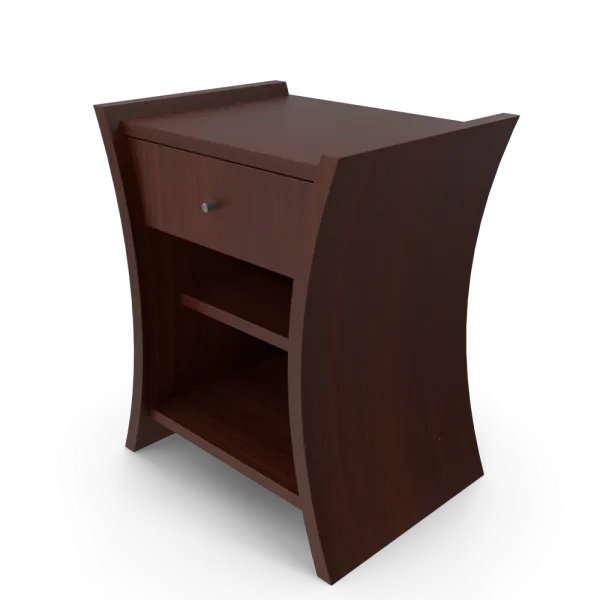 Bedside Table African Cherry