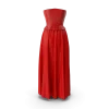 Corset Leather With Skirt