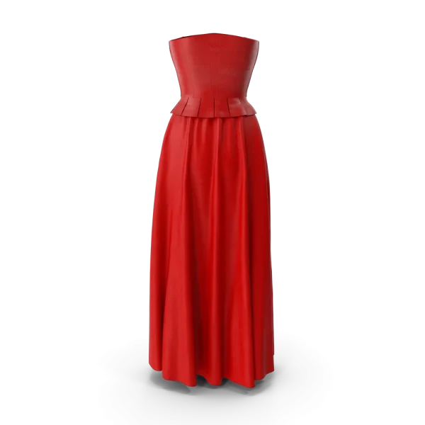 Corset Leather With Skirt