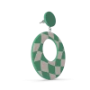 Green Oval Earring