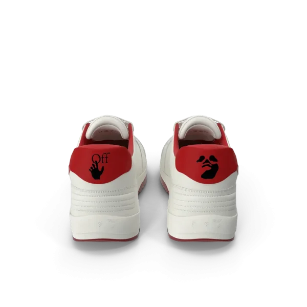 Sports Sneakers Off White & Red Sports Sneakers Off White & Red
