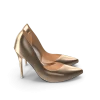 Golden Shoes Woman Golden Shoes Woman